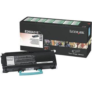 Lexmark Tonerkassette sort 3.500 sider E260A31E