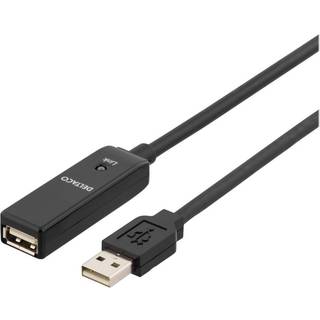 PRIME USB 2.0 forlængerkabel - Aktivt - 10 m - 5 års garanti