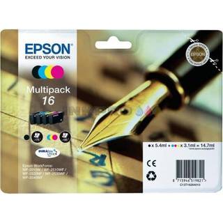 Epson Blækpatron MultiPack Bk,C,M,Y, 175 sider T1626