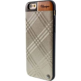 Uunique embossed wooden shell cover til iPhone 6/7/8/SE, Lilla