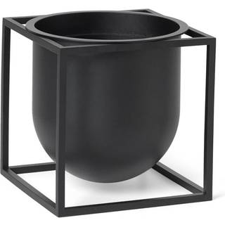 Audo Copenhagen Kubus blomsterkrukke 14 cm Sort