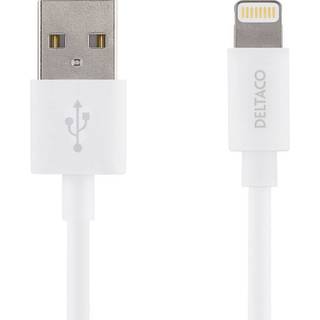 Deltaco USB cable with lightning connector 1 meter