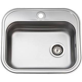 Intra Juvel køkkenvask 480x340 mm med hanehul og strainer til nedfældning mat BMK480B1