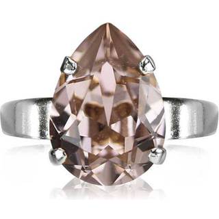 Mini Drop ring vintage rose rhodium
