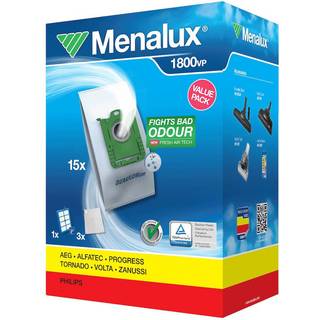 Menalux støvsugerposer og -filtre 1800VP til Electrolux/Philips - På lager i butik