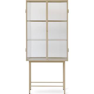 Haze Vitrine - Reeded Glass - Cashmere