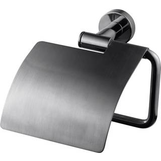 Tapwell TA236 toiletpapirsholder m/låg - black chrome