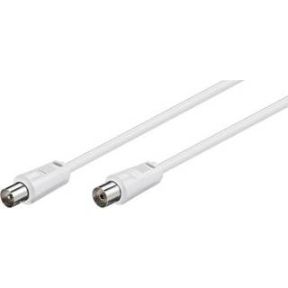MICROCONNECT Coax M-F 5m Black 75 Ohm