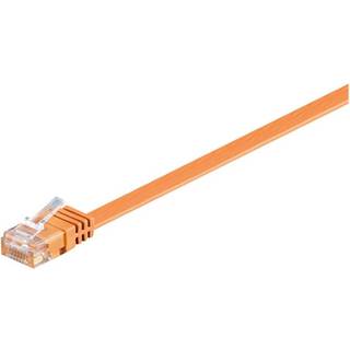 MICROCONNECT U/UTP CAT6 1M Red Flat