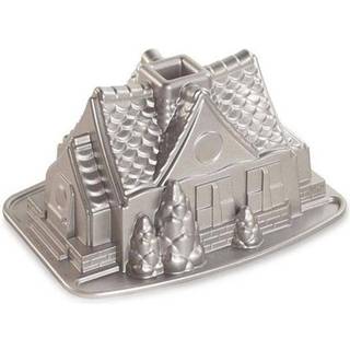Nordic Ware Peberkagehus Bundt-form - støbt aluminium med non-stick belægning, jævn brunning, skaber et festligt midtpunkt