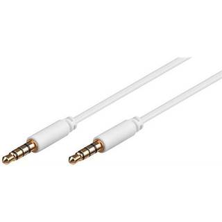 Slimline 4 Polet TRRS Minijack kabel - Sort - 1 m