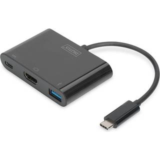 DIGITUS MultiPort - external video adapter - black