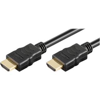MicroConnect 4K HDMI kabel, 0.5m, sort