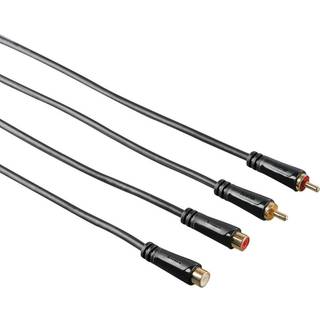 Hama lydkabel 2 x RCA-stik - 2 x RCA-hunstik (3 meter) - På lager i butik