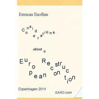 Considerations about a European Reconstruction