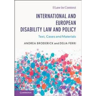 International and European Disability Law and Policy