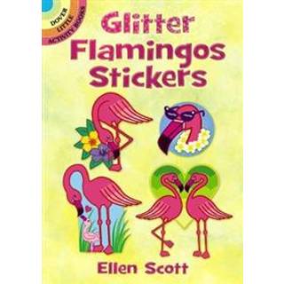Glitter Flamingos Stickers