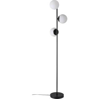 Nordlux Lilly Etage Lamp Metal og Glas Sort | Egnet til 3x E14