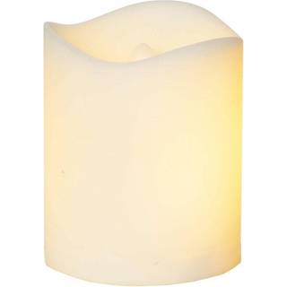 Star Trading - LED Grave Lights Flame Candle - 7cm - Hvid