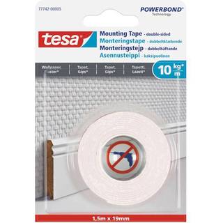 Tesa Monteringstape til tapet og puds (10 kg/m), rulle ✓ På lager - klar til levering og afhentning