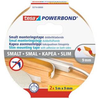 Tesa dobbeltklæbende tape 2 5mx9mm 55714