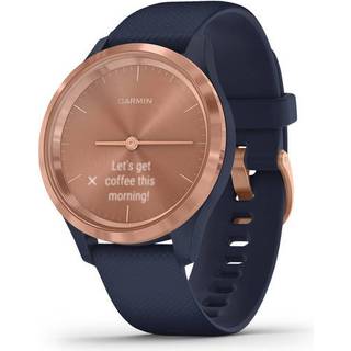 Garmin Vivomove 3S Hybrid Smart Watch – Mørkeblå/Rosa Guld