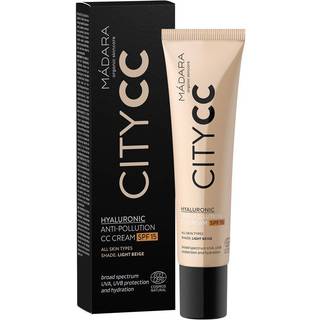 Mádara City CC Hyaluronic Anti-Pollution CC Cream SPF15 Light Beige 40ml