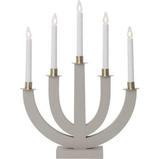 Star Trading - Advent Candlestick Eli - Beige - 47 cm