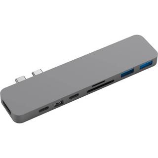 HYPER Hyperdrive Pro Hub For USB-C Macbook Pro (Silver)