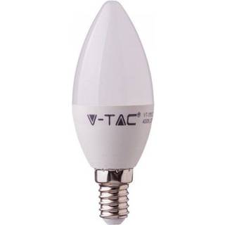V-Tac 3W LED kertepære - B35, E14, 230V - Dæmpbar : Ikke dæmpbar, Kulør : Varm