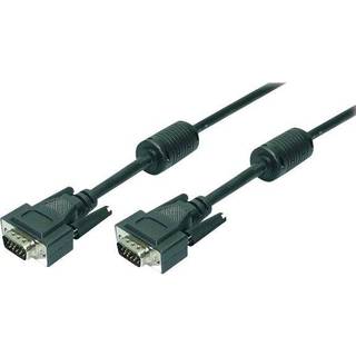 Kabel VGA Han/Han 2m Sort
