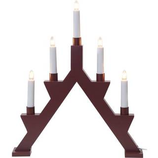 Star Trading - Advent Candlestick Zack - Gray - 41 cm