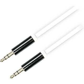 DELTACO Audio cable, 3.5mm male to 3.5mm male, 1m, black