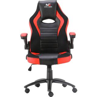 Nordic Gaming Charger V2 Gamer Stol. Forbedret udgave! Sort/Rød.
