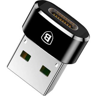 Baseus USB-C to USB-A adapter 3A (Black)