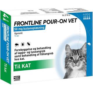 Frontline pour-on Vet kat, 6 pipetter