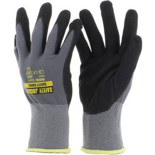 SAFETY JOGGER Allflex 4131 Grå/sort nylon+spandex/PU+nitrile microfoam handske (12-pack) EN 420:2016, EN 388:2016 Str. 8