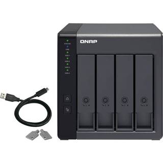QNAP TR-004 drevkabinet HDD/SSD kabinet Sort 2.5/3.5"