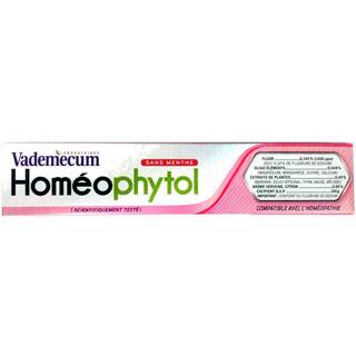 Homøopatisk Tandpasta VADEMECUM Homéophytol Mintfri 75 ml.