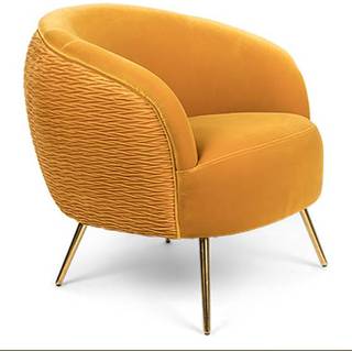 Bold Monkey Loungefåtölj So Curvy Mörkgrön Sammet