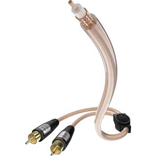 Inakustik Star Y-Subwoofer Phono RCA kabel (1x Phono RCA han - 2x han) | 2 meter