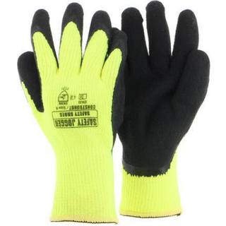 SAFETY JOGGER Construhot 2131X Gul/sort polyester/foam latex vinterhandske (12-pack) EN 511:2006, EN 388:2016, EN 420:2016 Str. 11
