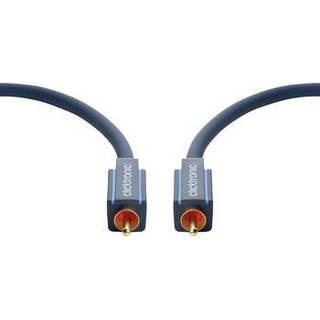 Clicktronic Subwoofer/mono lydkabel (Phono RCA han - han) | 50 cm | PRIS-MATCH