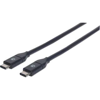 USB-C to USB-C Cable, 1m, 10 Gbps (USB 3.2 Gen2), 5A, Male to Male, Black