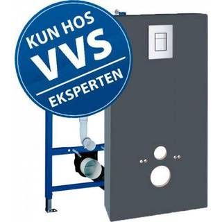 GROHE Solido Monobloc WC installationssæt inkl. betjeningsplade, Slate Grey