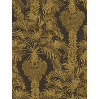 Hollywood Palm - Charcoal and Gold