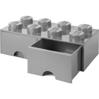 LEGO opbevaringskasse 8 med skuffer, lyseblå