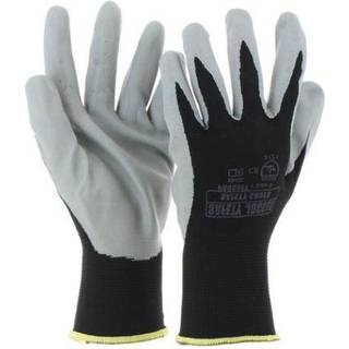 SAFETY JOGGER Prosoft 3121X Sort/grå polyester/nitrile handske (12-pack) EN 420:2016, EN 388:2016 Str. 7
