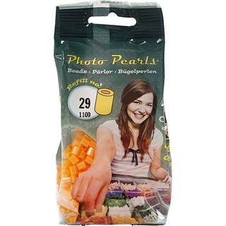 PhotoPearls 5x5 mm i abrikos - 1100 stk. til kreativitet