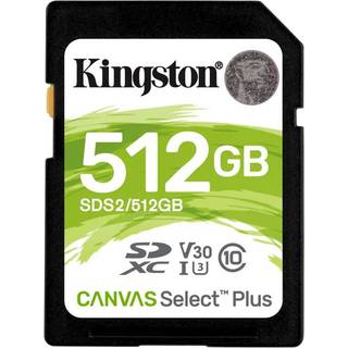 Kingston Canvas Select Plus SD - 100MB/s - 512GB